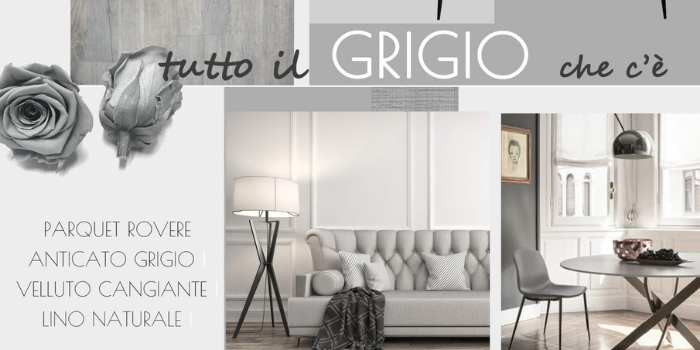 arredare utilizzando il grigio