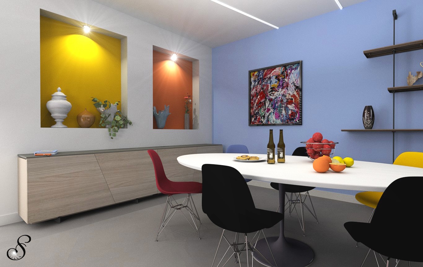 rinnovare il soggiorno - progettare l' open space - arredare casa online-colore-casa-guida